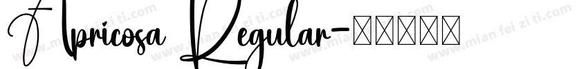 Apricosa Regular字体转换